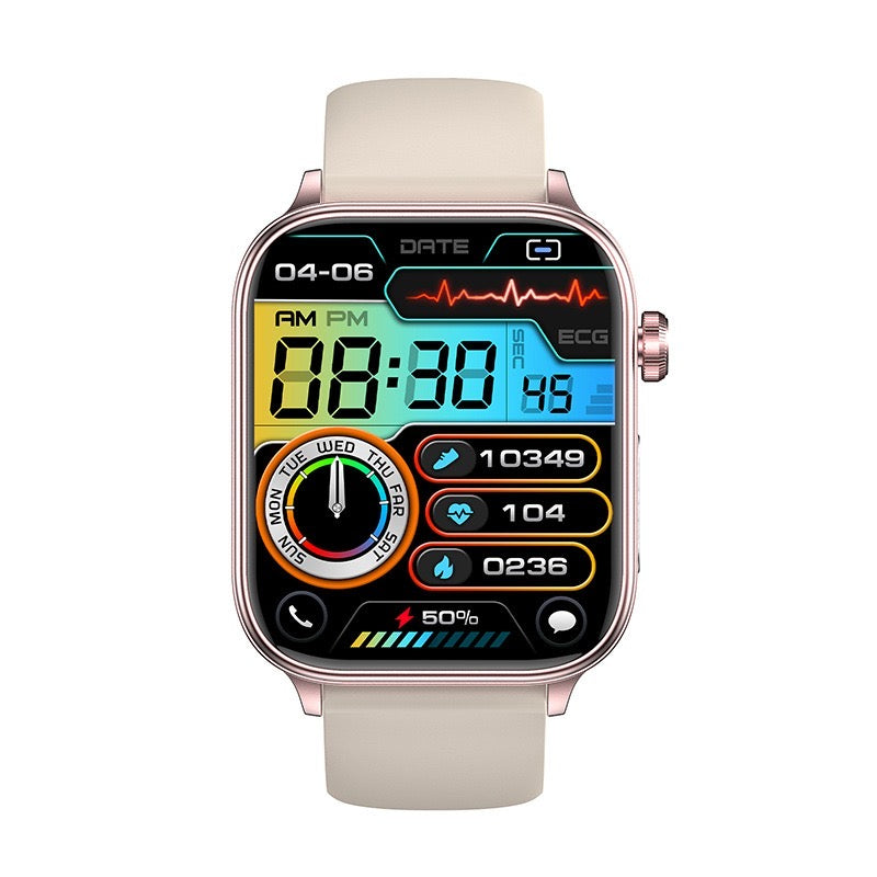AirWatch 4.0 Pro Smartwatch – Premium AMOLED, ECG, SpO₂ & Bluetooth Bellen
