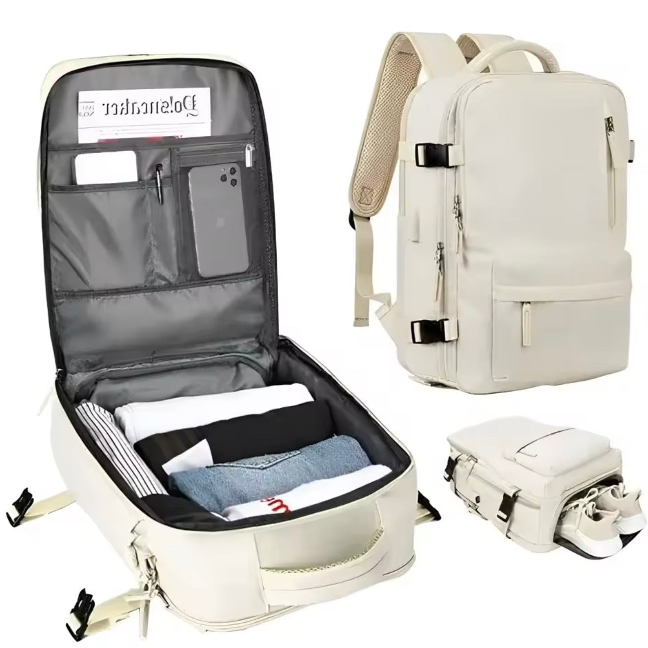 Reisrugzak Dames 35L Waterdicht & Perfect als Handbagage