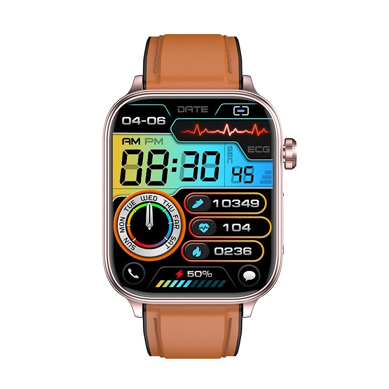 AirWatch 4.0 Pro Smartwatch – Premium AMOLED, ECG, SpO₂ & Bluetooth Bellen