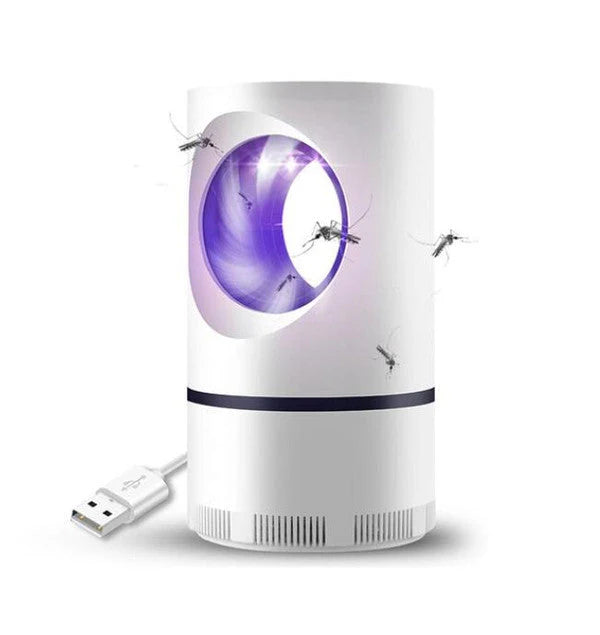 Helos™ Lámpara UV USB silenciosa – Luz para reducir insectos en interiores