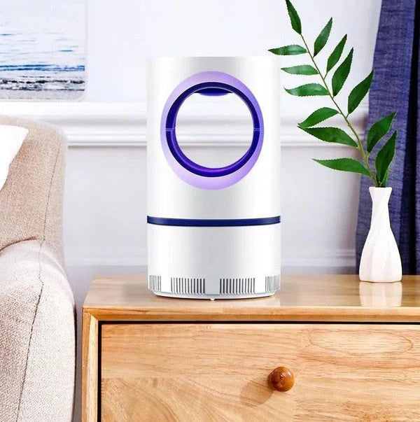 Helos™ Lámpara UV USB silenciosa – Luz para reducir insectos en interiores